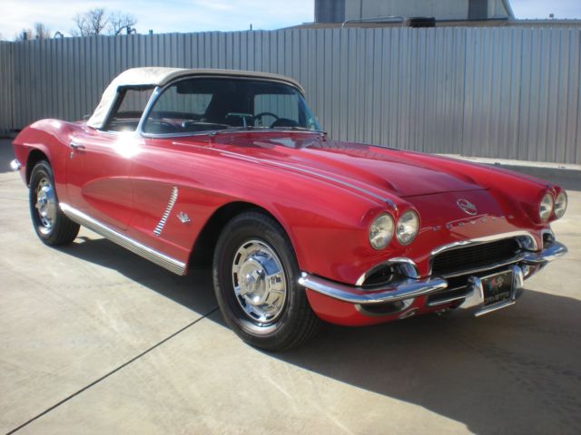 1962 Chevrolet Corvette Convertible 327 340 hp 4spd both tops 1962 Chevrolet Corvette convertible