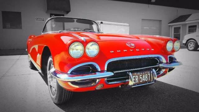 1962 Chevrolet Corvette Power Windows 0 Red Convertible V8 327 Manual 4-Speed 1962 Chevrolet Corvette Power Windows