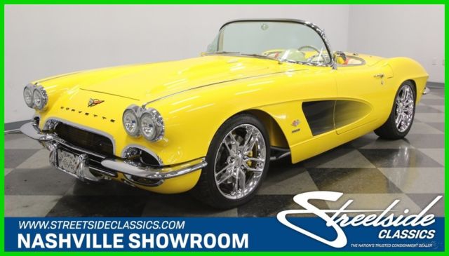 1962 Chevrolet Corvette Restomod Convertible 1962 Restomod Used Manual 1962 Chevrolet Corvette Restomod