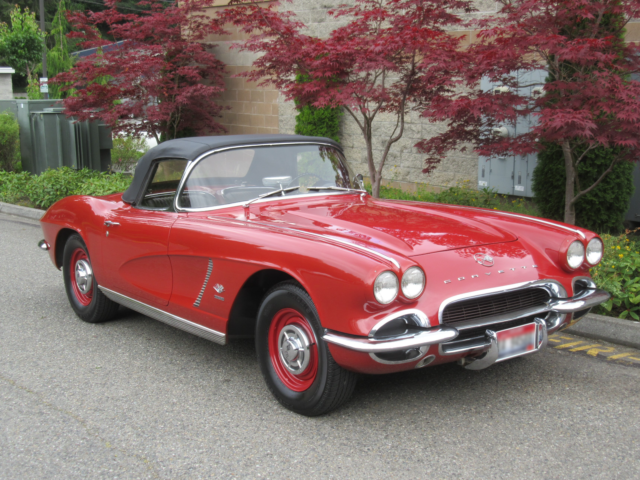 1962 Chevrolet Corvette Roadster 327 c.i. 360 h.p. Fuel Injected