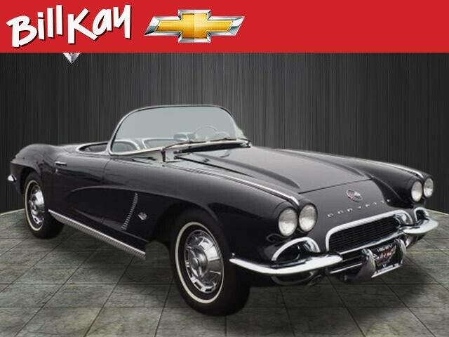 1962 Chevrolet Corvette ROADSTER 70894 Miles Black Coupe 4-Speed Manual 1962 Chevrolet Corvette ROADSTER