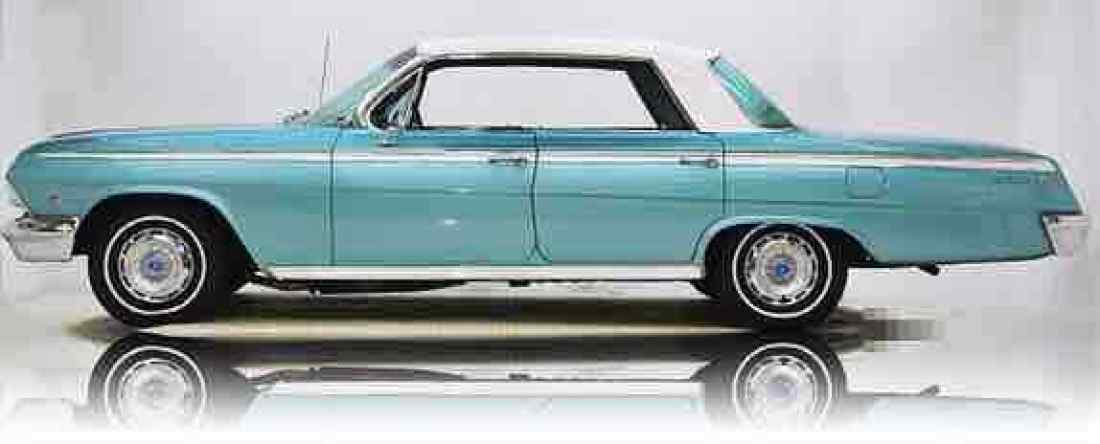 1962 Chevrolet Impala Sedan Blue RWD Automatic 1962 Chevrolet Impala