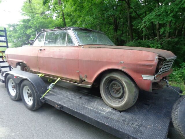 1962 Chevrolet Nova 400 Convertible -- With Clear Title and VIN Number Intact 1962 Chevrolet Nova Convertible