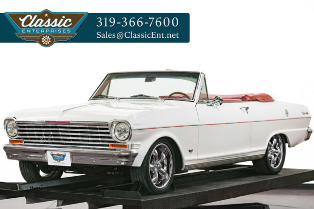 1962 Chevrolet Nova Convertible Custom Chevy 305 V8 Convertible White 1962 Chevrolet Nova Convertible Custom
