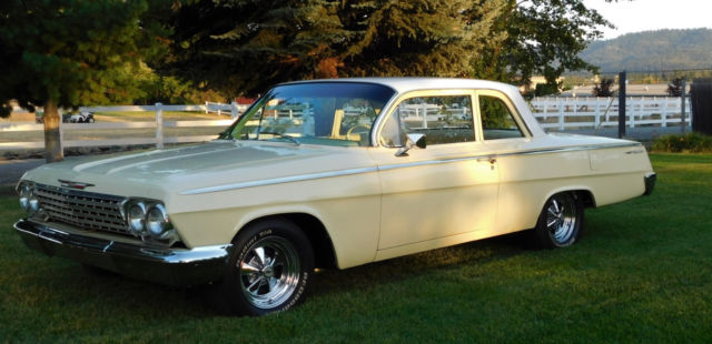 1962 Chevy BelAir 2 dr post, 350 Chevy crate motor, Muncie M21 4-speed trans. 1962 Chevrolet Bel Air/150/210