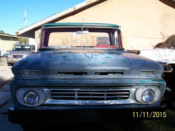 1962 Chevy C-10 Short Wide Fleetside Big Window Omaha Orange and WhiteTruck 1962 Chevrolet C-10