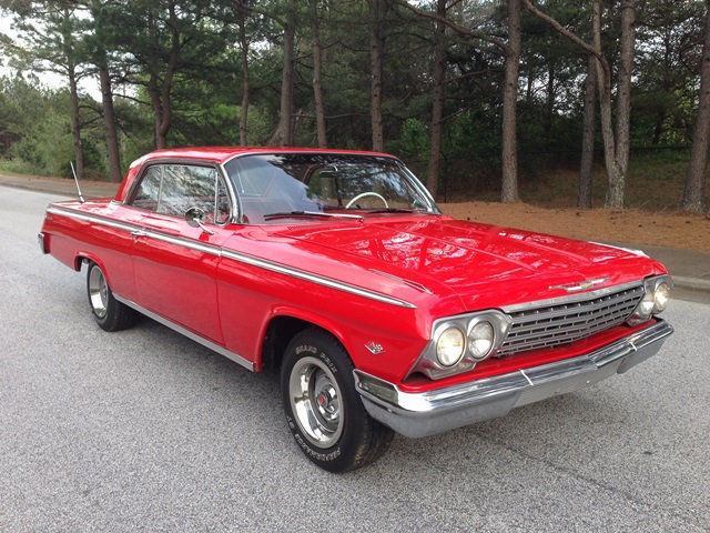1962 Chevy Impala 2dr HT 350 V8 TH350 PS PB Ice Cold Factory Air Conditioning 1962 Chevrolet Impala 2 Door Hardtop Sport Coupe