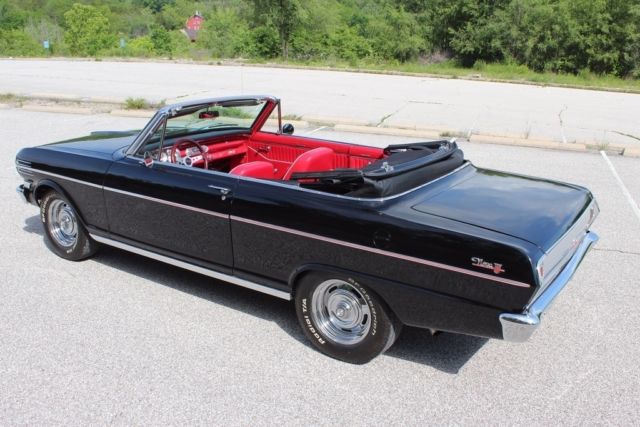 1962 Chevy Nova Convertible, 383ci V8, 4 SPD, MustangII, PS, Show, Restored, Rod 1962 Chevrolet Nova