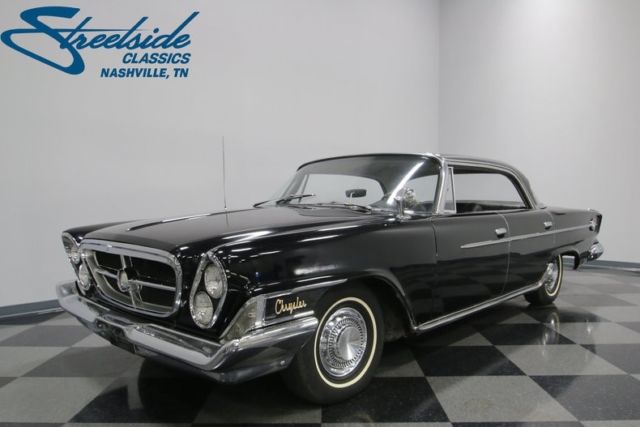 1962 Chrysler 300 52863 Miles Formal Black Hardtop 383 V8 3 Speed Automatic 1962 Chrysler 300 Series --