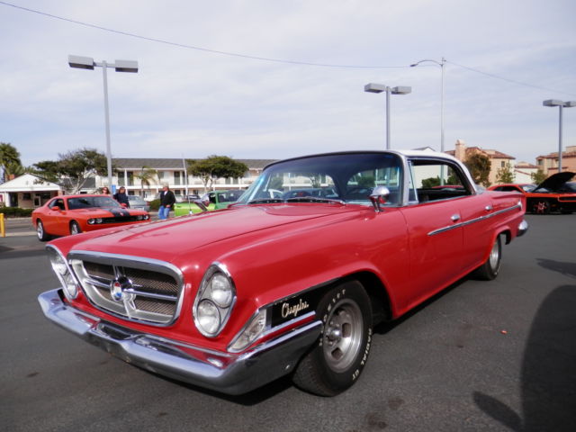 1962 CHRYSLER 300 RED HARDTOP SEDAN 383 AUTO CLEAN LOW MILES CAL CAR RUST-FREE 1962 Chrysler 300 Series 300 SERIES