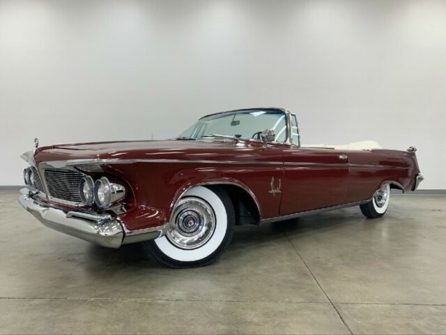 1962 Chrysler Imperial Crown 55165 Miles Burgundy Convertible Automatic 1962 Chrysler Imperial --
