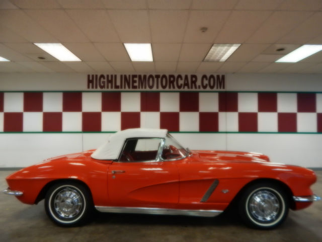 1962 Convertbile ** Roman Red ** Era Correct ** SUPER CLEAN ** ORIGINAL $60900 1962 Chevrolet Corvette Convertible
