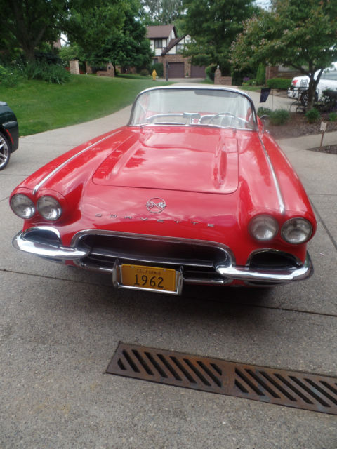 1962 Corvette 327/340hp 4-speed 1962 Chevrolet Corvette ORIGINAL