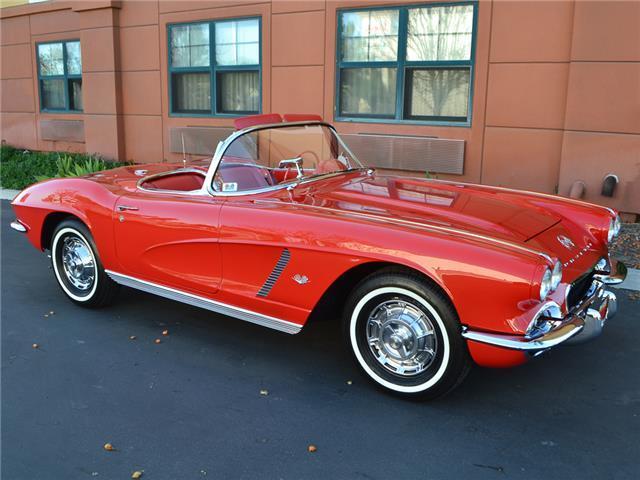 1962 Corvette 340hp, 4-spd, Red/Red, #Matching, Restored, NCRS Top Flight 1962 Chevrolet Corvette 327/340hp, 4-spd