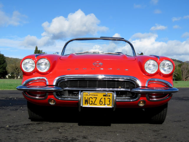 1962 Corvette C1 4-Speed -- #'s Matching -- Frame-off Restored -- California Car 1962 Chevrolet Corvette C1