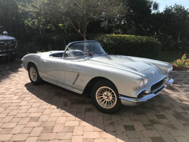 1962 Corvette C1 Sateen Silver Numbers Matching All Original Classic 327 4 Speed 1962 Chevrolet Corvette
