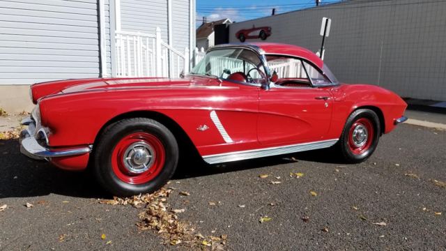 1962 Corvette Roman red with Red interior 4 speed 1962 Chevrolet Corvette