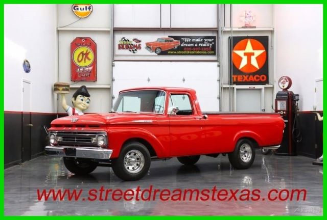 1962 Custom Cab Unibody big block 429 C-6 auto front disc AirConditioning NICE 1962 Ford F-100 Custom Cab