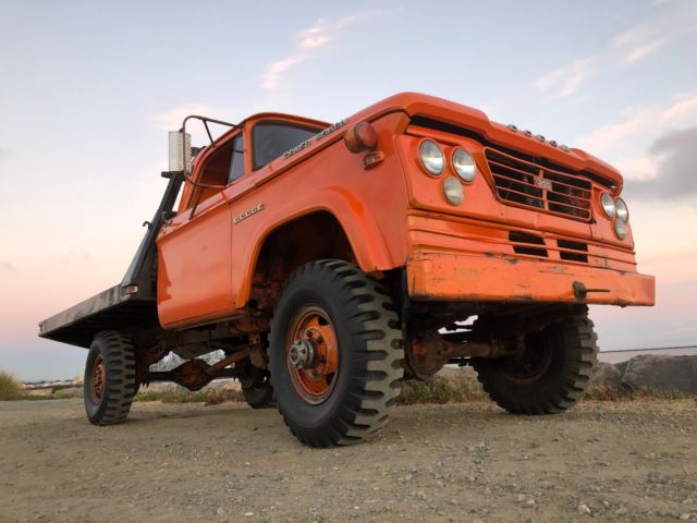 1962 Dodge W-300 1-ton 4WD Power Wagon W-200 California Barn Find No Reserve 1962 Dodge Power Wagon Power Wagon
