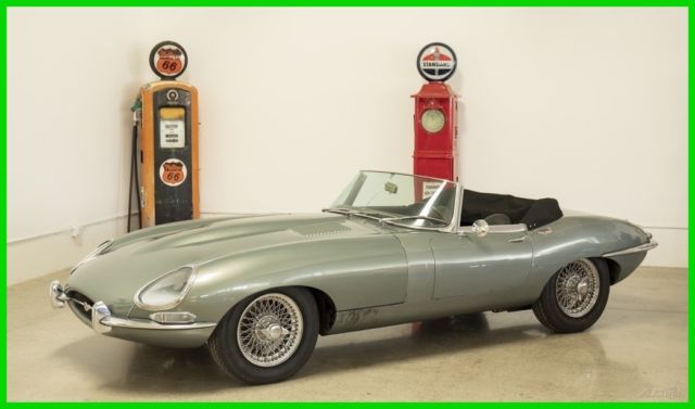 1962 ETYPE "FLAT-FLOOR" ROADSTER GARAGE FIND SITTING SINCE 1971 #MATCH 1962 Jaguar E-Type Flat Floor Roadster
