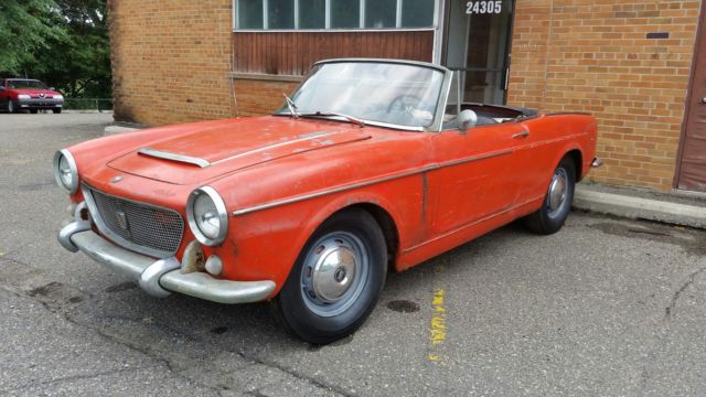 1962 FIAT 1200 SPIDER BARN FIND **NO RESERVE AUCTION** 1962 Fiat 1200 SPIDER