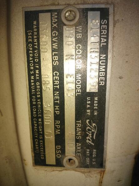 1962 Ford E-Series Van Base - photo 10