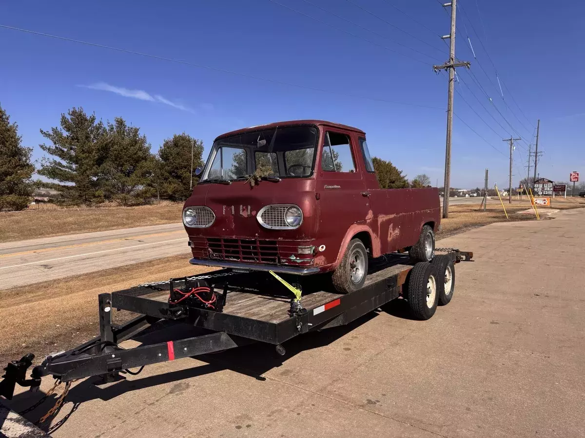 1962 Ford Econoline Pickup Red 1962 Ford Econoline