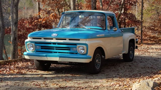 1962 Ford F-100 Awesome NR Shortbed Stepside Restored Original Southern Truck 1962 Ford F-100 Base Standard Cab Pickup 2-Door