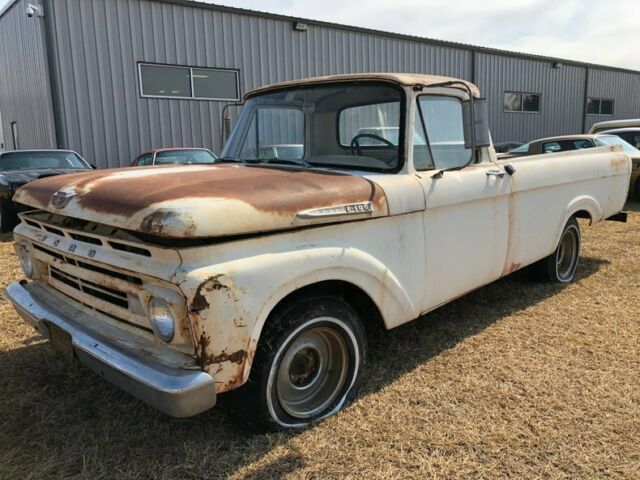 1962 Ford F-100 Long Box Uni-Body, Calif Rust Free, Great Builder - photo 2
