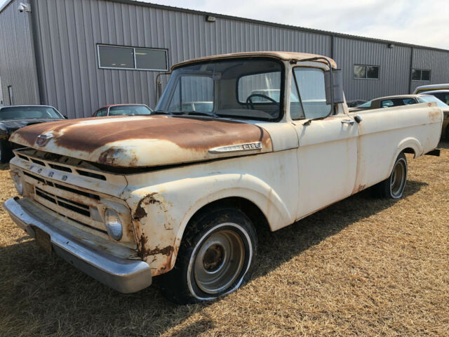1962 Ford F-100 Uni-Body, Long Box, Calif Rust Free, Great Builder