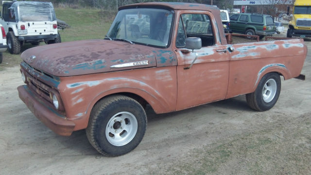1962 FORD F-100 UNIBODY SHORT WHEEL BASE 1962 Ford F-100