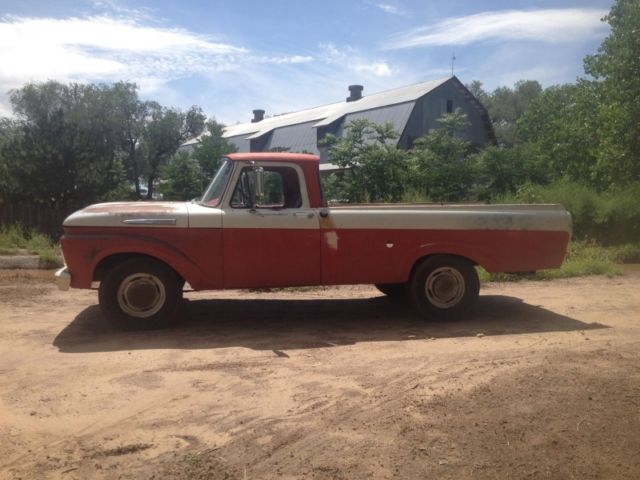 1962 FORD F-250 UNIBODY TRUCK - CUSTOM CAB - BIG BACK WINDOW 1962 Ford F-250
