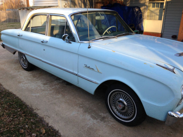 1962 Ford Falcon Deluxe (Miss Daisy) 4-door,with 63,760 original miles! 1962 Ford Falcon White and blue
