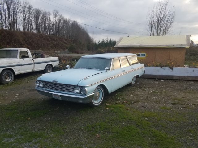 1962 FORD GALAXIE COUNTRY SEDAN WAGON 428 COBRA JET 4 SPEED! 1962 Ford Country Sedan