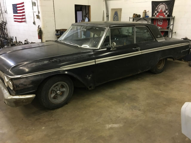 1962 Ford Galaxie RARE GALAXIE 406 4 SPEED 3 DEUCES RAVEN BLACK - photo 5