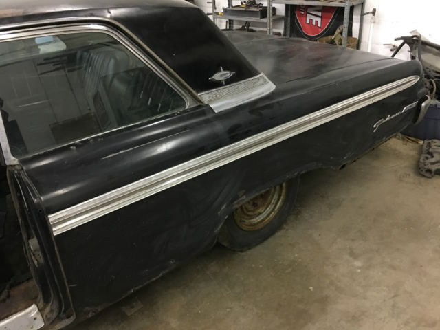1962 Ford Galaxie RARE GALAXIE 406 4 SPEED 3 DEUCES RAVEN BLACK - photo 6