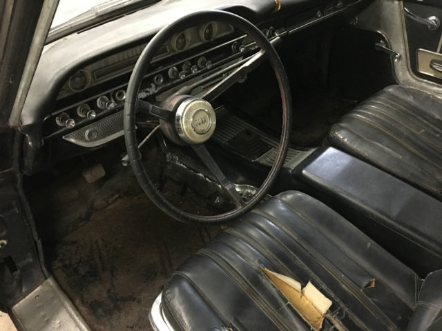 1962 Ford Galaxie RARE GALAXIE 406 4 SPEED 3 DEUCES RAVEN BLACK - photo 9