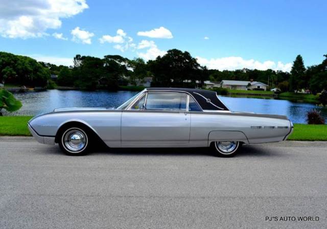 1962 Ford Thunderbird 44,791 Miles Silver Mink Coupe 390 Automatic 1962 Ford Thunderbird