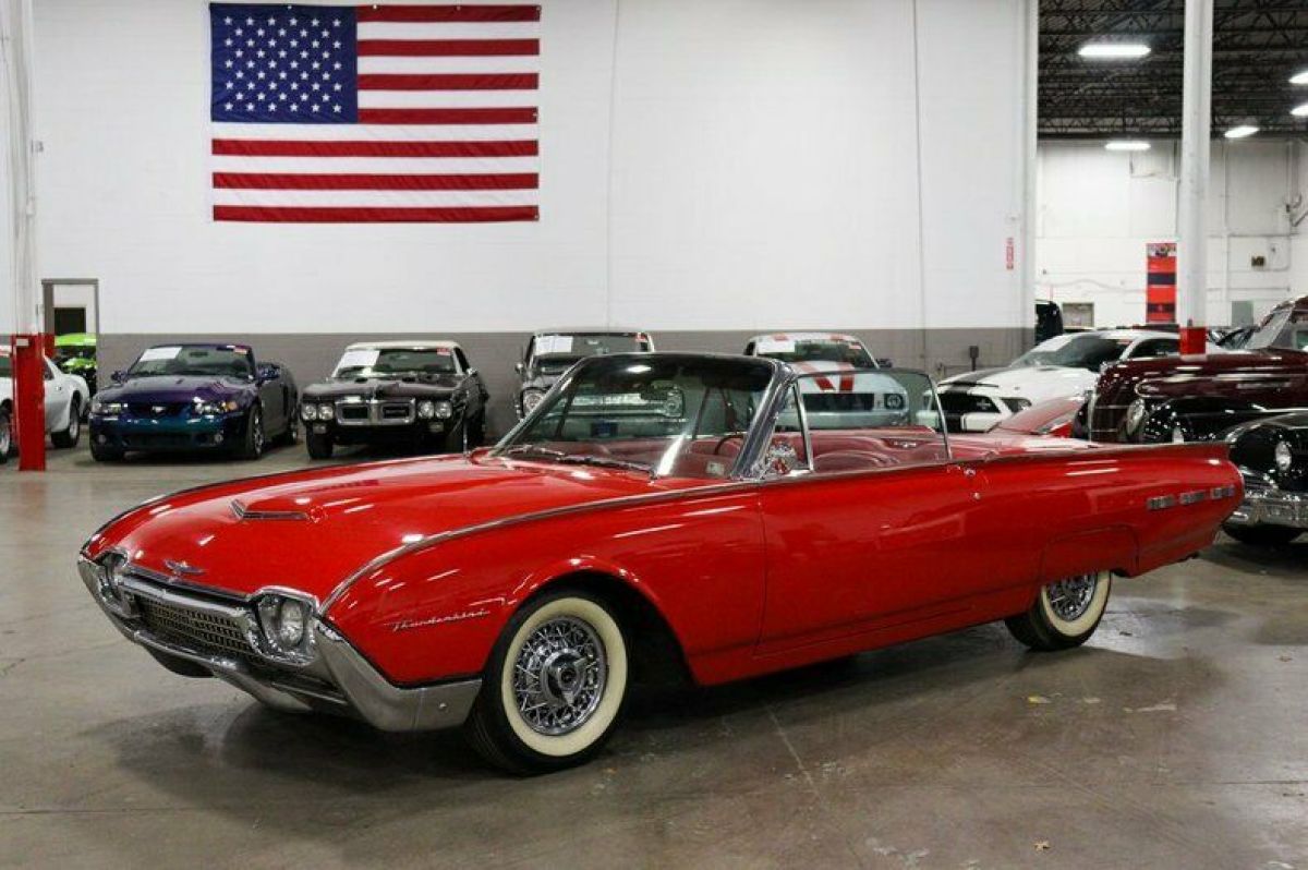 1962 Ford Thunderbird 72125 Miles Red 390ci V8 Automatic 1962 Ford Thunderbird