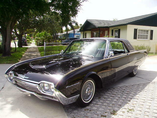 1962 FORD THUNDERBIRD 75K ORIG MILES, ORIG 390 ENGINE, LANDAU ROOF, RAVEN BLACK, 1962 Ford Thunderbird