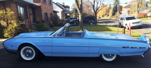 1962 FORD THUNDERBIRD CONVERTIBLE WITH SPORTS ROADSTER OPTIONS 1962 Ford Thunderbird SPORTS ROADSTER
