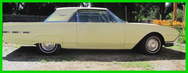 1962 Ford Thunderbird Coupe 300HP 390 V8 Gas 3-Speed RWD Factory Radio N MEXICO 1962 Ford Thunderbird Coupe