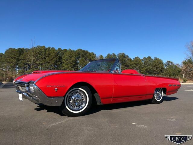 1962 Ford Thunderbird Factory Sports Roadster Trim 76B Red Private Collection 1962 Ford Thunderbird