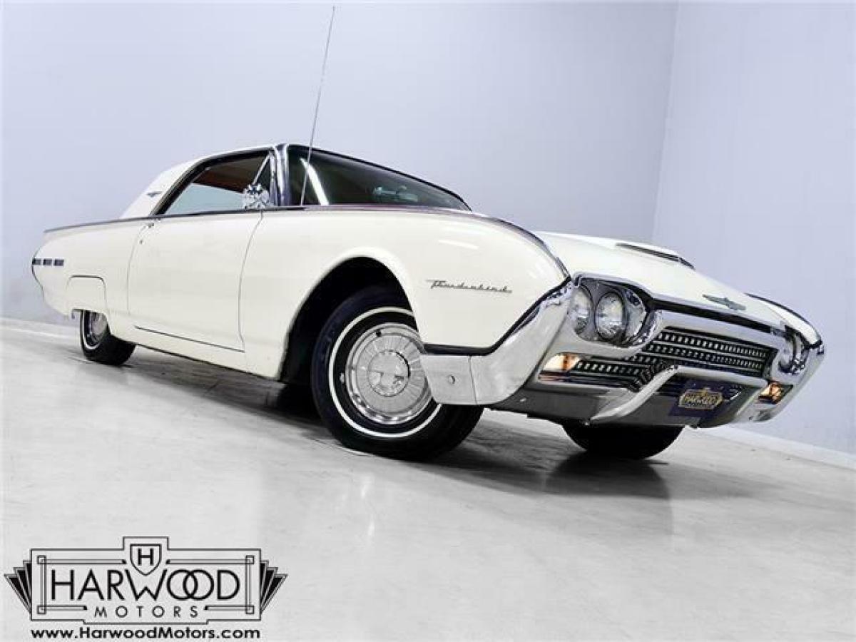 1962 Ford Thunderbird Hardtop 7660 Miles Colonial White Hardtop 390 cubic inch V 1962 Ford Thunderbird Hardtop