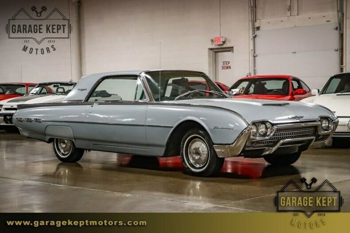 1962 Ford Thunderbird Silver Mink Metallic Coupe 390 V8 17629 Miles 1962 Ford Thunderbird