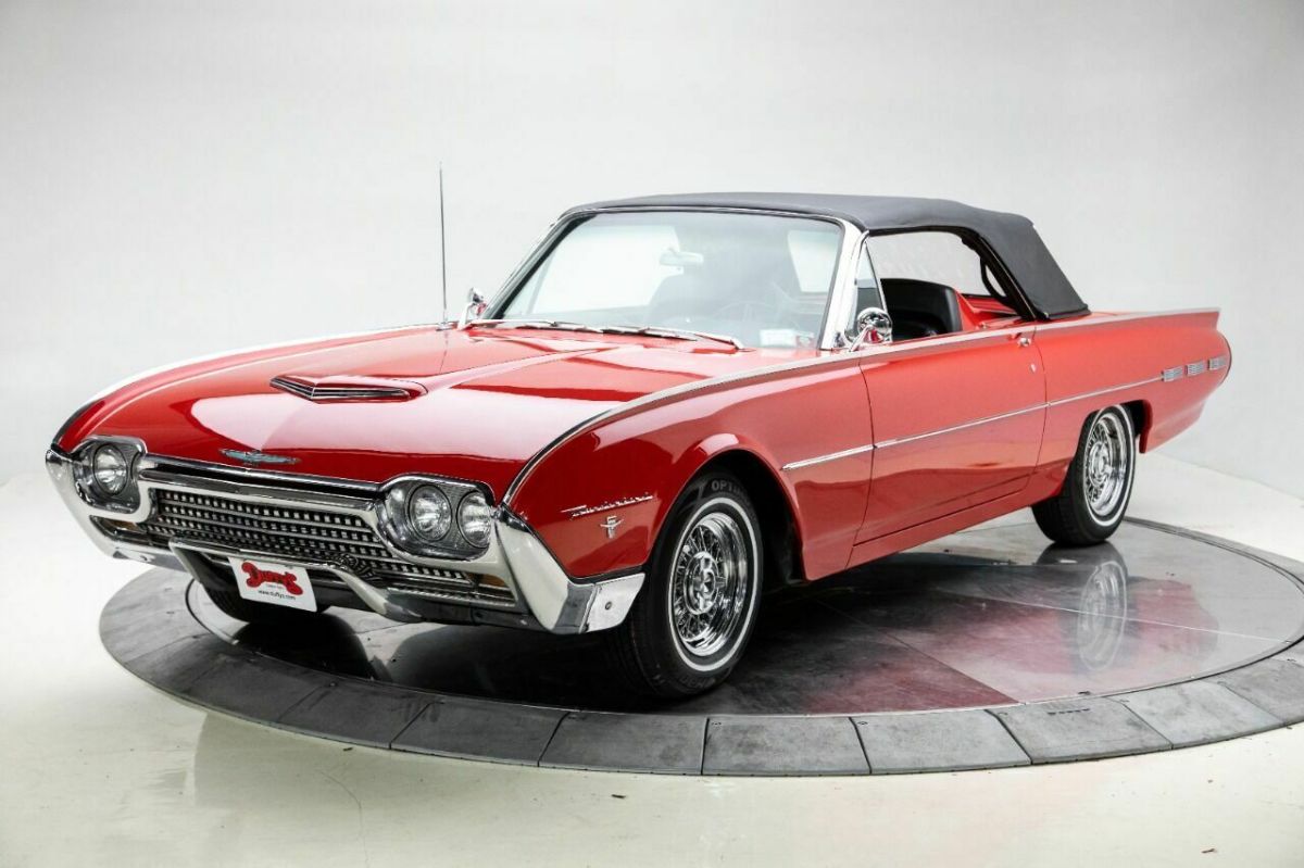 1962 Ford Thunderbird Sport Roadster V8 6.5L Automatic 3-Speed Convertible Rango 1962 Ford Thunderbird Sport Roadster