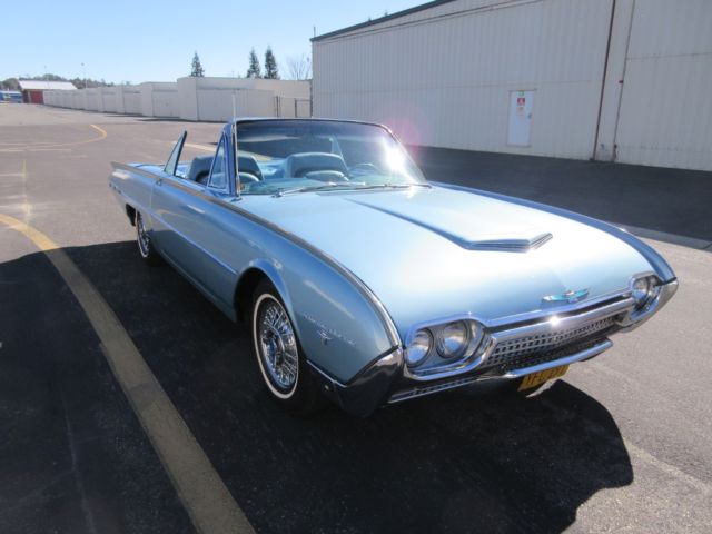 1962 FORD THUNDERBIRD TBIRD SPORTS ROADSTER 1962 Ford Thunderbird CONVERTIBLE