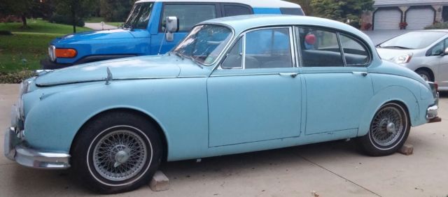 1962 Jaguar Mark II 3.8 Saloon 4 Speed Manual w / Overdrive Rare No Reserve 1962 Jaguar Mark 2 4 Door Sedan