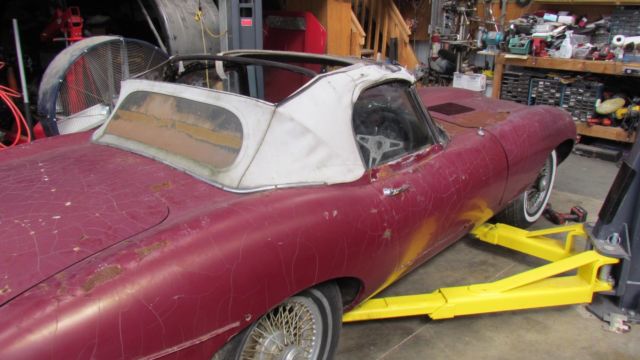 1962 Jaguar XKE Roadster RH Drive Convertible 3.8, 4 Speed Project. NO RESERVE! 1962 Jaguar E-Type Roadster Convertible
