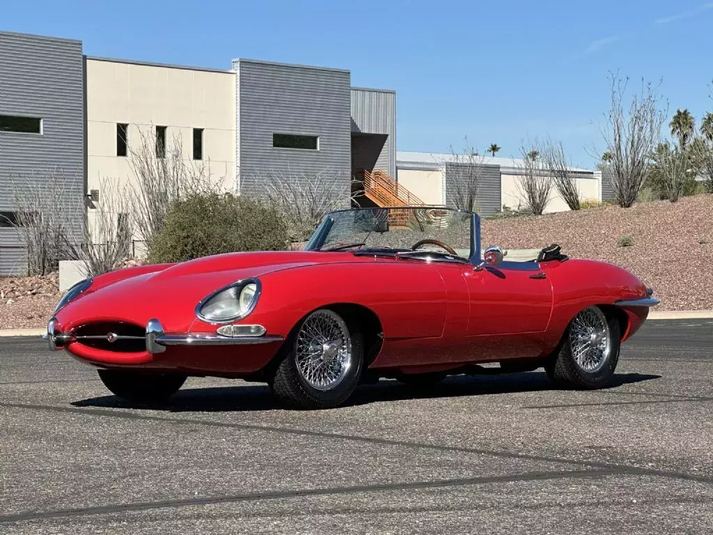 1962 Jaguar XKE Roadster XKE / E-Type 48484 Miles Carmen Red Convertible Coupe 1962 Jaguar XKE Roadster XKE / E-Type